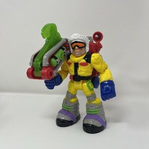 6" Al Pine Yellow Version + Original Backpack Works Rescue Heroes 2000